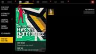 To obtain FFWS 2021 emote players need to play 100 minutes today